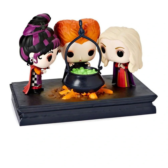Funko Pop 560 The Sanderson Sisters Hocus Pocus Movie Moment with Cauldron - Picture 1 of 5